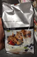 Berry Flakes avec des framboises et des myrtilles