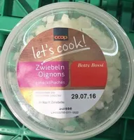 Zweibeln gehackt