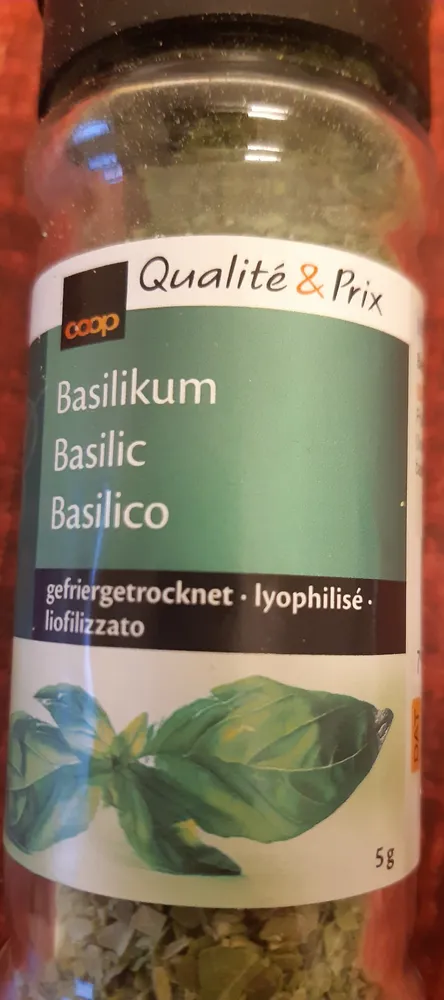 Basilikum gefriergetrocknet