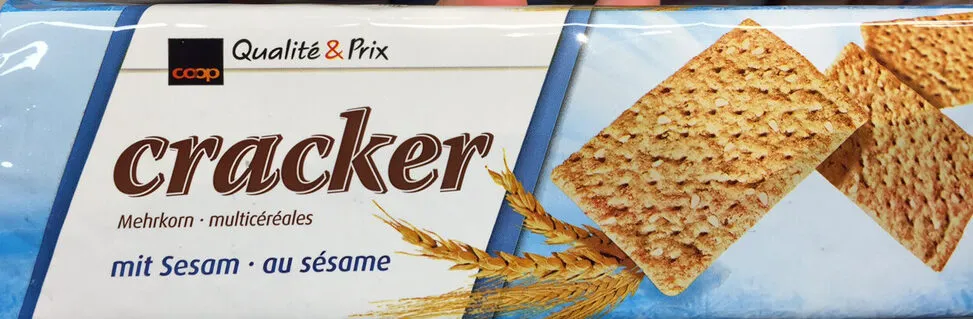 Cracker Multicéréales au Sésame