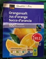 Qualité & Prix Jus d'orange