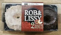 Black & White Crumble Donuts