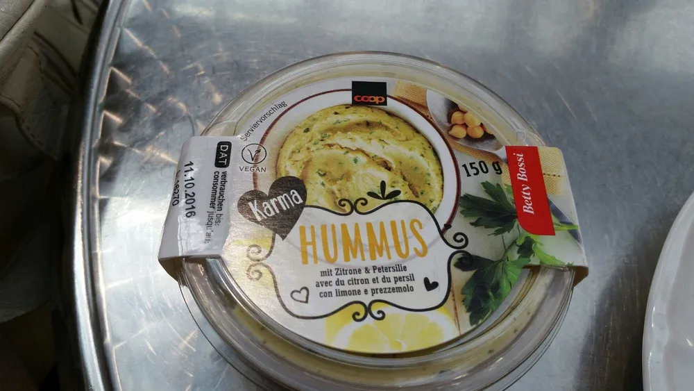 Karma - Hummus avec du citron et du persil