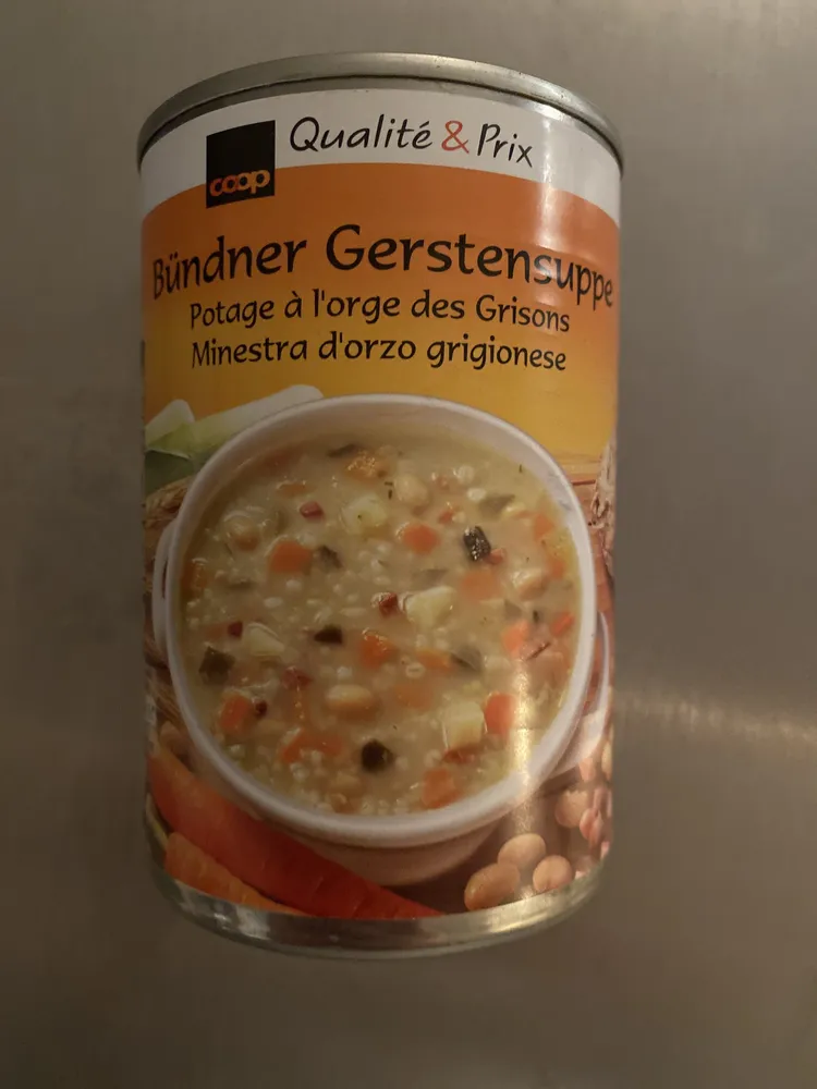 Potage à l'orge des Grisons