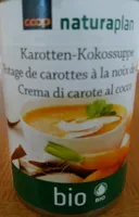 Potage de carottes à la noix de coco