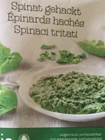 Spinat gehackt bio