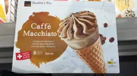 qualité & prix - 6 Cornets de crème glacée au café et nature avec 2% de pépites de chocolat