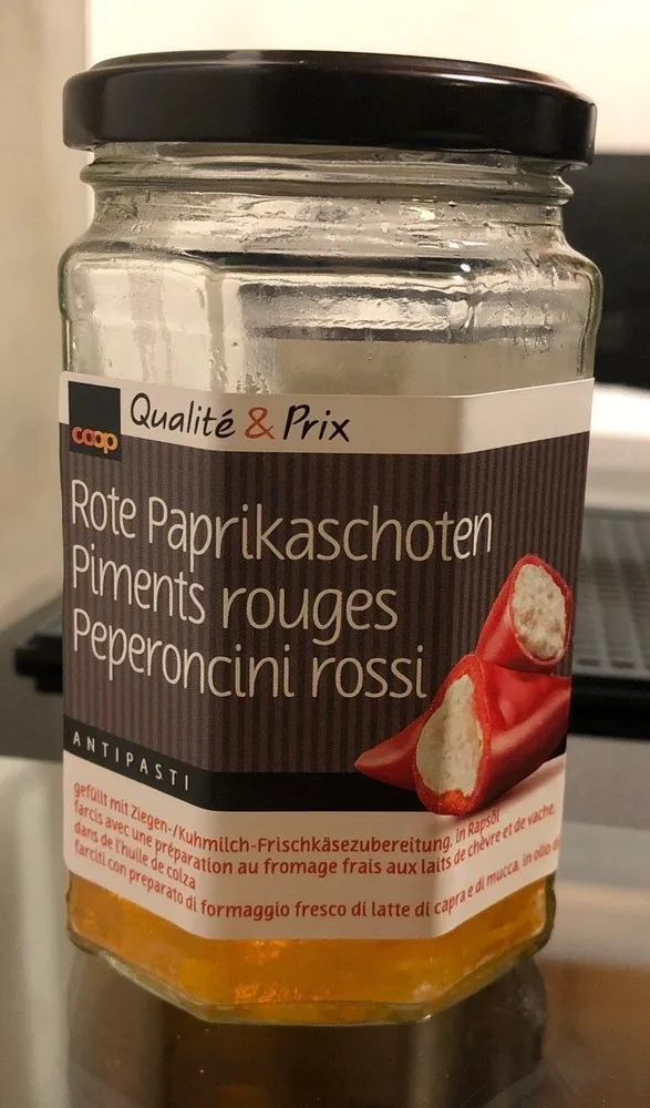 Rote Paprikaschoten Mini