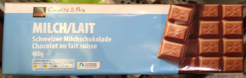 Chocolat au lait suisse