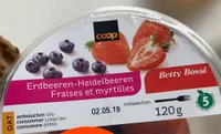 Fraise et myrtille