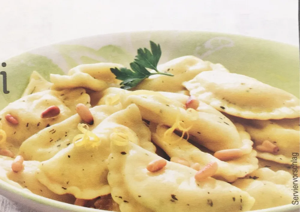 Cappelletti a la ricotta et au citron