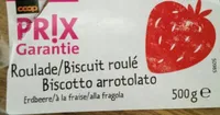 Biscuit roulé à la fraise
