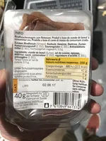 Viande sechée