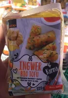 Ingwer bio tofu mit sojasauce mariniert karma