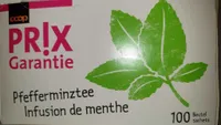 Infusion menthe