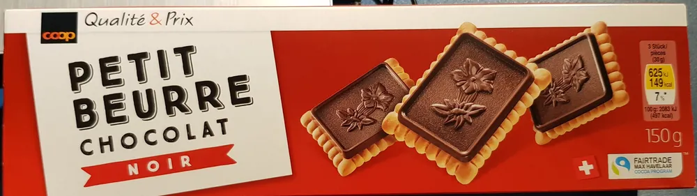 Qualité & Prix Petit Beurre Chocolat Noir