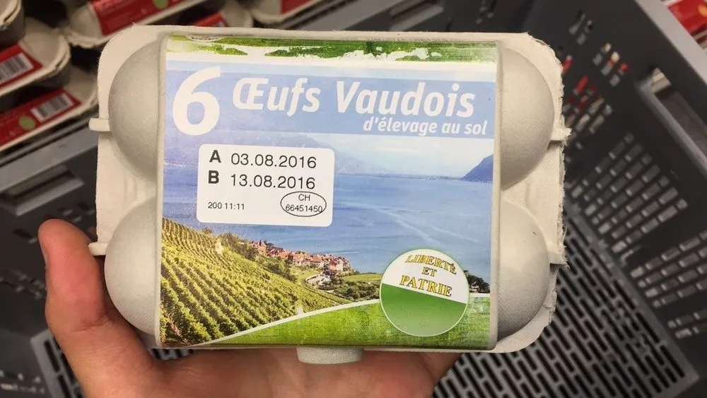 6 Oeufs Vaudois d'élevage au sol