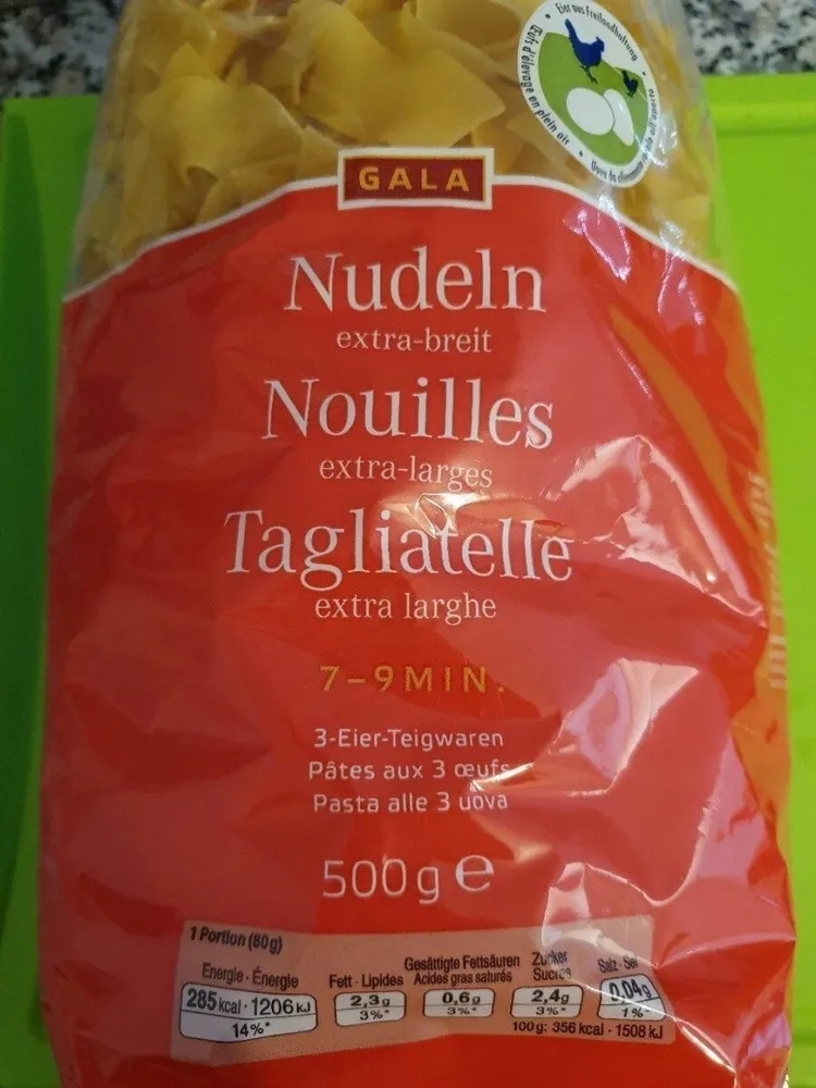 Nudeln extra-breit