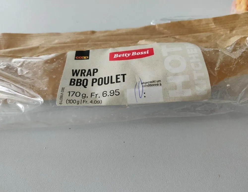 Wrap BBQ Poulet