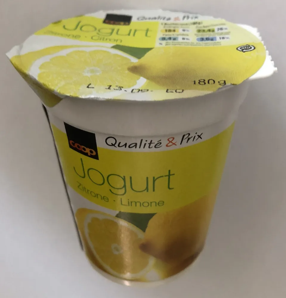Yogourt au citron