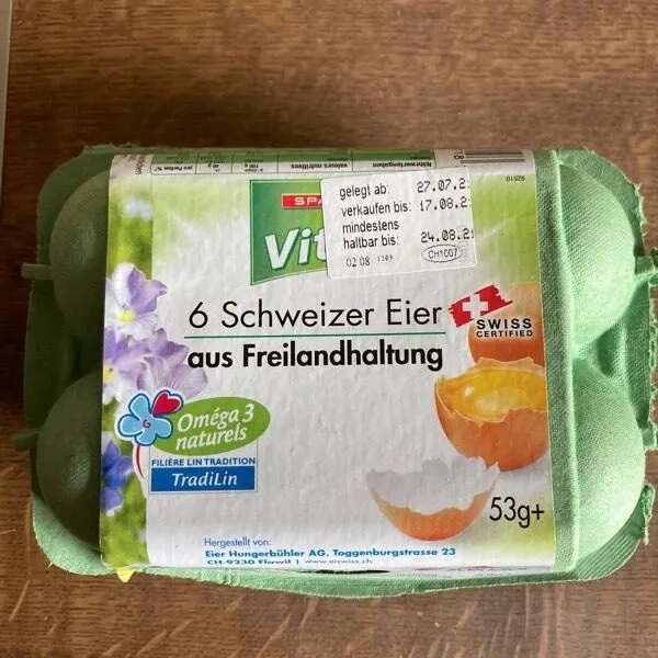Œufs suisses  Oméga 3 naturels TradiLin
