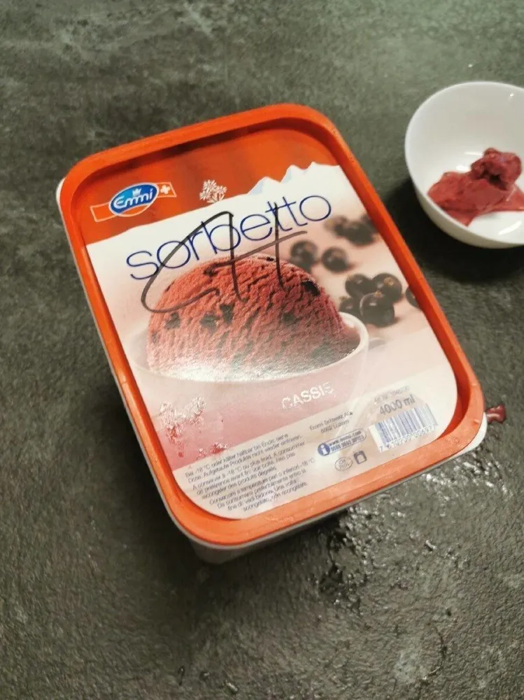 Sorbetto cassis