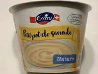 Petit pot de semoule nature