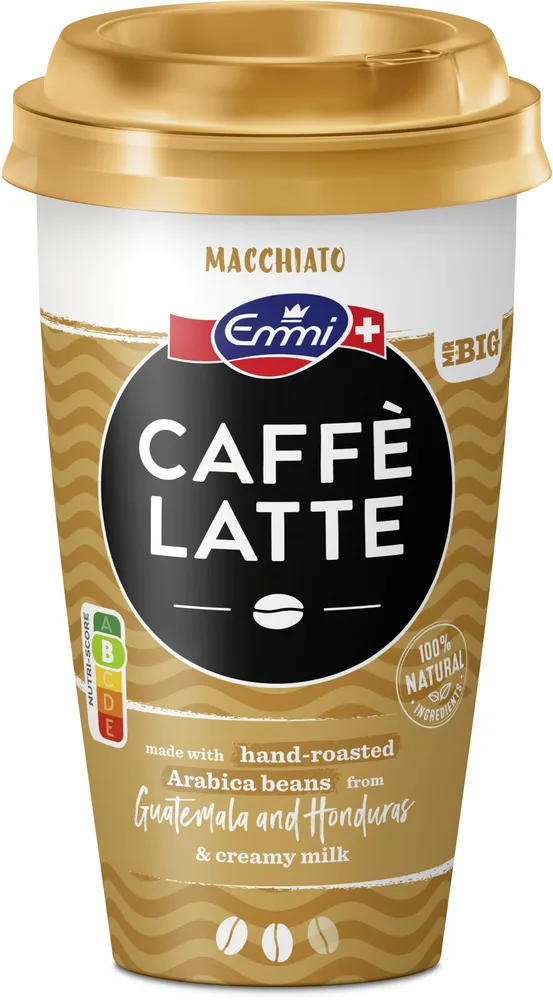 Caffè latte macchiato don't just watch the game be part of it!