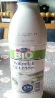 Lait entier UHT
