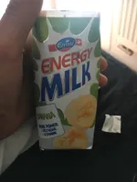Energy milk banana