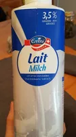 Lait entier standardisé