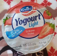 Yogourt light fraise