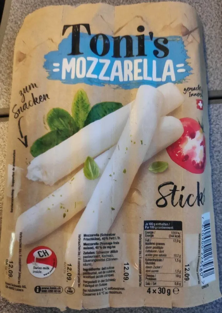 Toni's mozzarella sticks