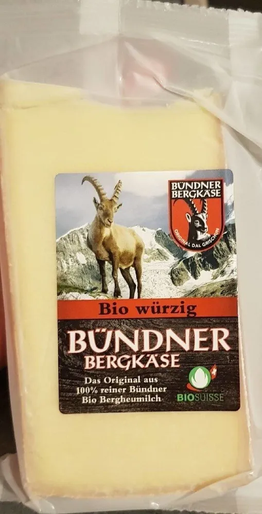 Bündner Bergkäse bio würzig