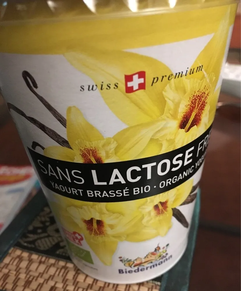 Yaourt brassé sans lactose