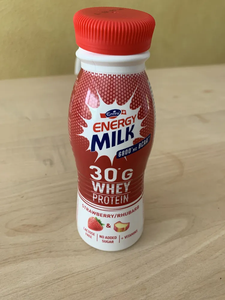 Energy Milk 30 G Whey Protein Strawberry/ Rhubarb