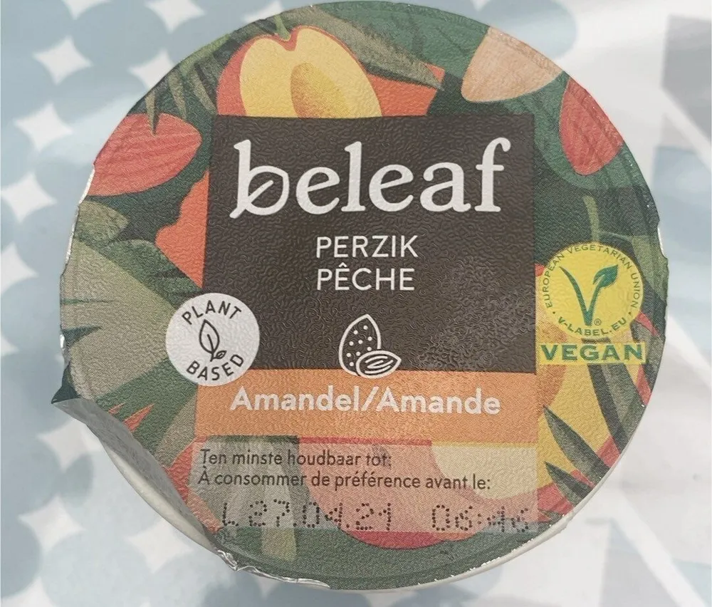 Yaourt peche amande