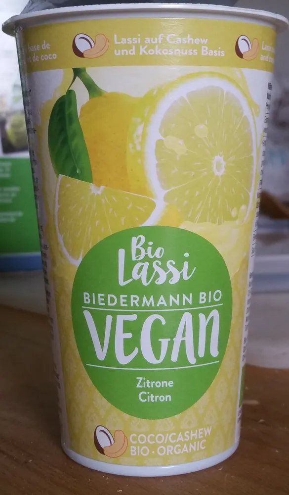 bio lassi vegan zitrone
