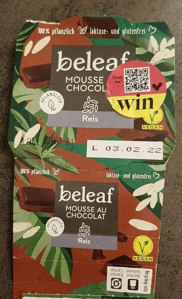 Mousse au chocolat Reis