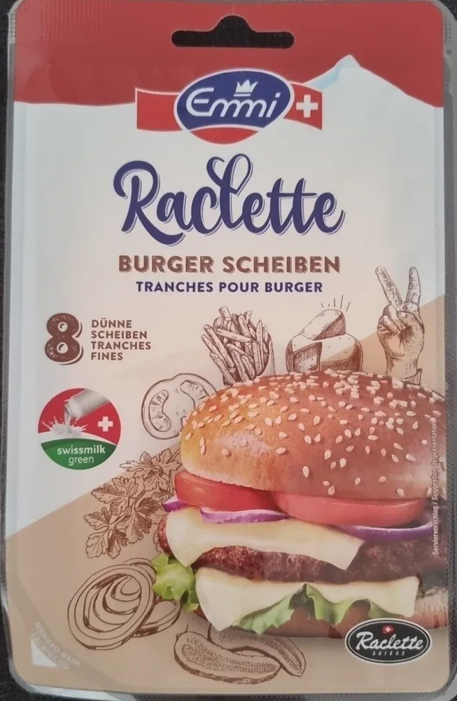 Raclette tranche pour burger