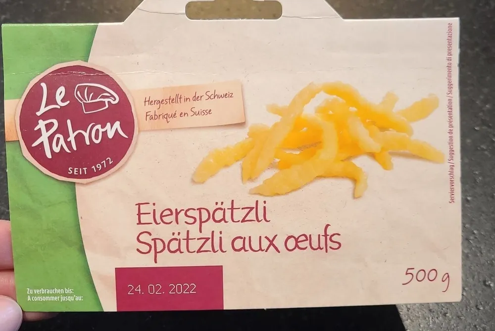 Spätzli aux œufs Le Patron