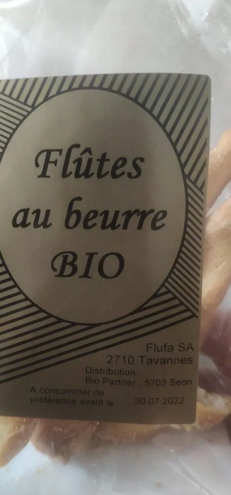 Flûtes au beurre bio