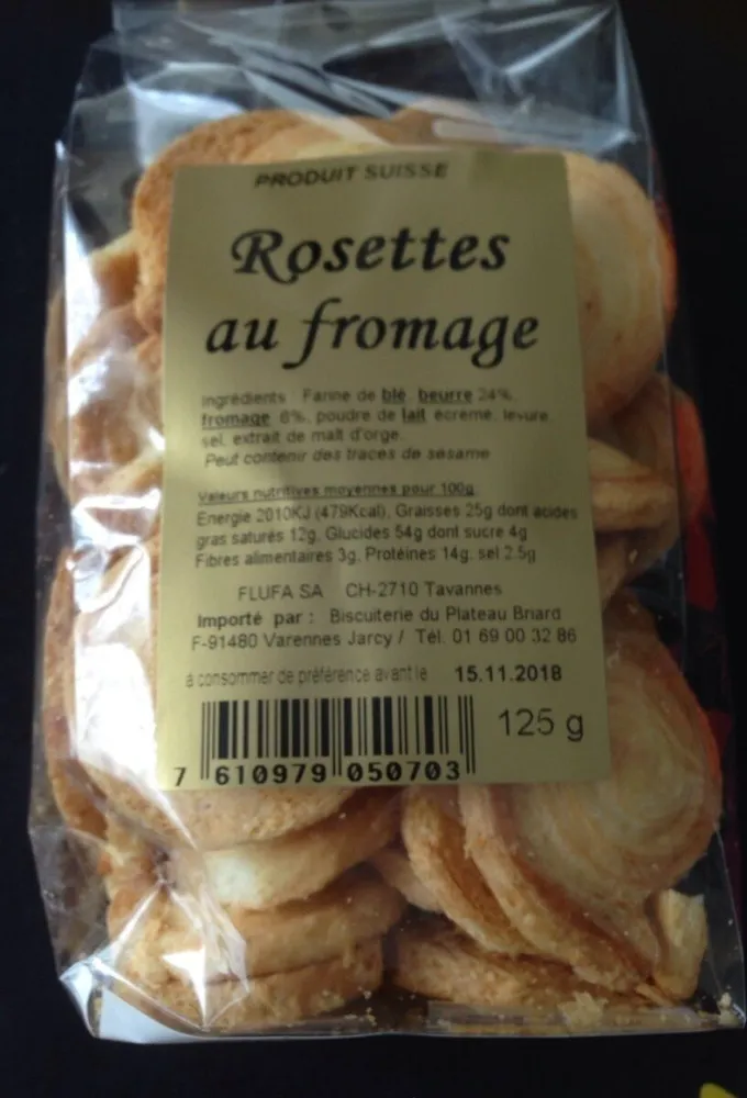 Rosettes au fromage