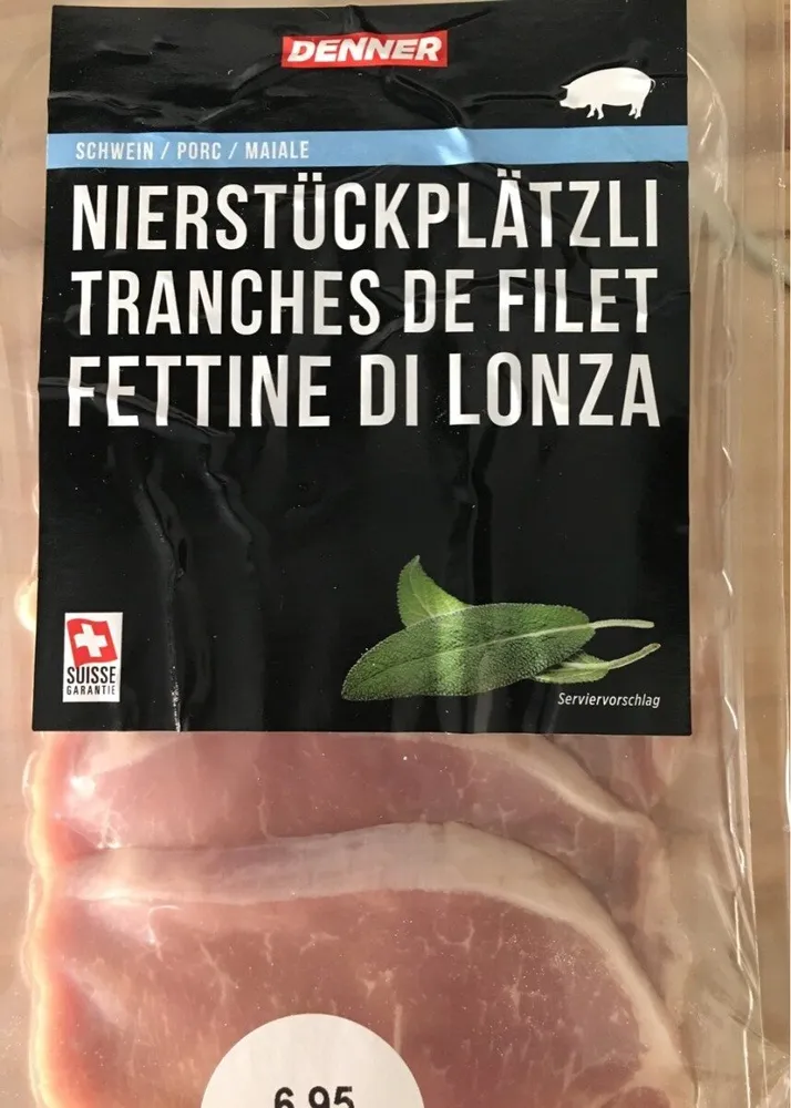 Tranche de Filet porc
