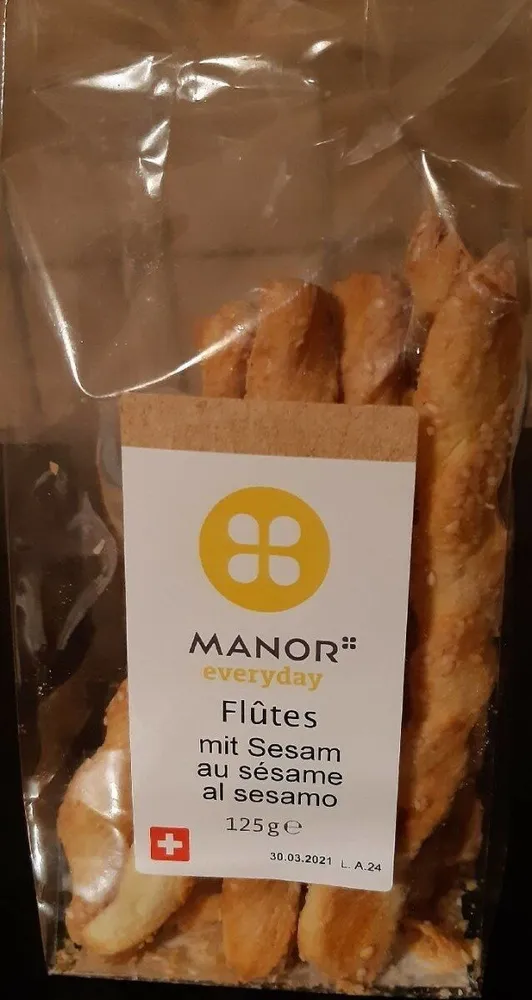 Flûtes au sésame