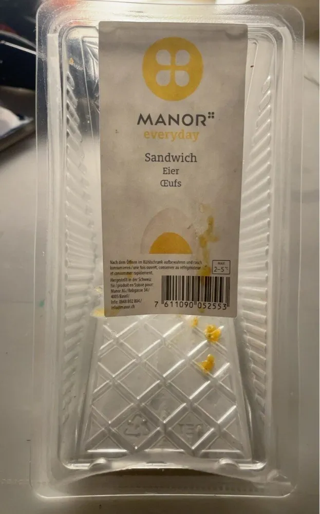 Sandwich au oeufs