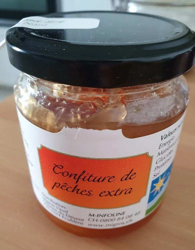 Confiture de pêches extra