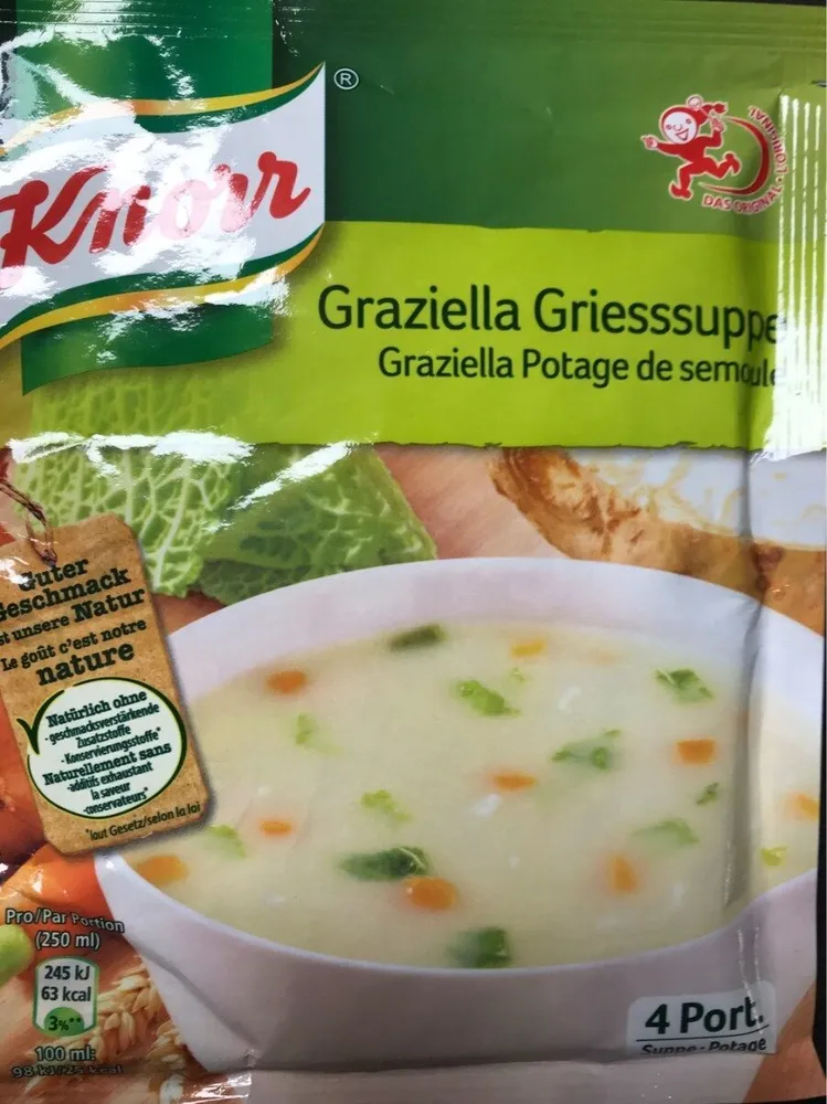 Graziella Knorr 72 Gr, 3 Sachets