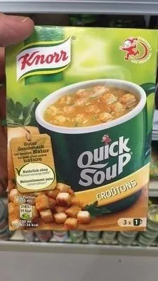 Quick soup, Croûtons