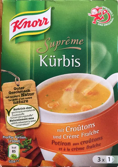 Suprême Potiron aux croûtons